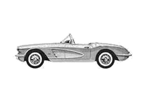 Download Drawing Chevrolet Corvette C1 Convertible Cabriolet 1959 In Ai