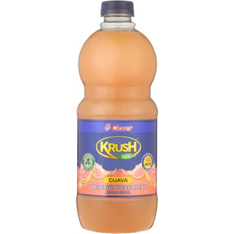 Clover Krush 100 Guava Fruit Juice Blend 1 5l Fresh Fruit Juice Juices And Smoothies Drinks