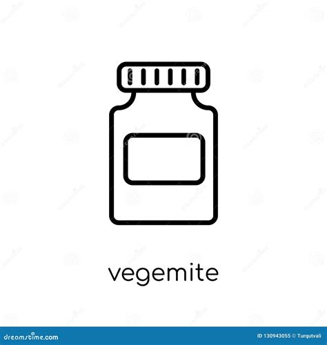 Vegemite Icon From Australia Collection Stock Vector Illustration Of