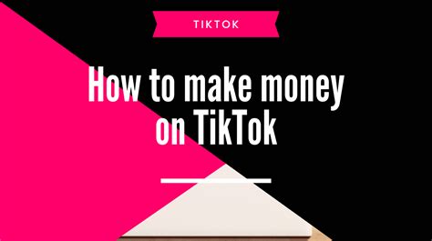 How To Make Money On Tiktok 101 Super Easy Guide Side Hustles For Gals