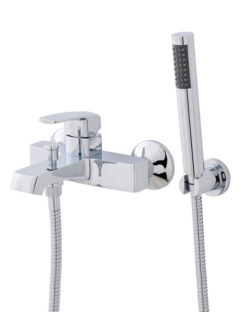 Lauren Drake Deck Or Wall Mounted Bath Shower Mixer Tap With Kit