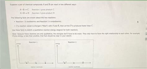 Solved Suppose A Pair Of Chemical Compounds A And B Can Chegg