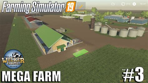 Mega Farm The Start Welker Farms Fs19 Timelapse 3 Farming Simulator 19 Timelapse Youtube