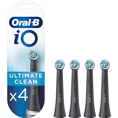 Zamjenska glava za četkice za zube Oral B iO Ultimate Clean Black 4ct