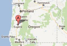 Eugene Oregon Google Maps