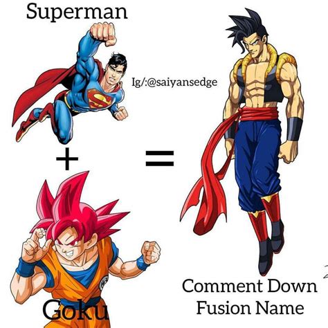 Name this fusion: Goku + Superman = ? | DragonBallZ Amino