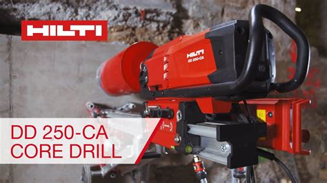 Hilti Dd Ca Heavy Duty Diamond Drilling Tool With Cut Assist Youtube