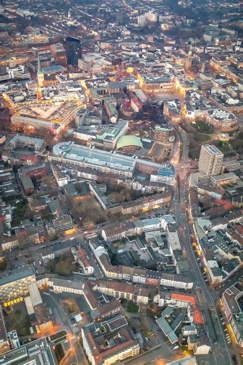 Dortmund Von Oben Stadtansicht Des Innenstadtbereiches Mit Dem