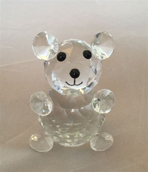 Crystal Glass Teddy Bear Crystal Ts