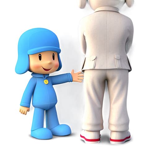 Download Smiling Pocoyo Pose Png 05232024