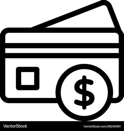 Debit card Royalty Free Vector Image - VectorStock