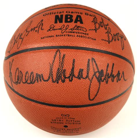 Lot Detail Milwaukee Bucks Team Signed Basketball With Full