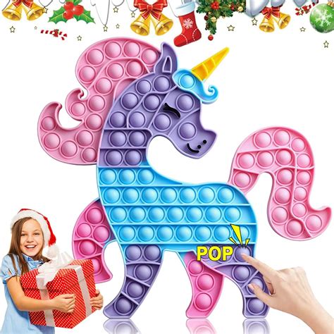 Xihuan Einhorn Popit Fidget Toy Pop It Xxl Gro Anti Stress Spielzeug