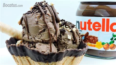 Helado De Nutella ⋆ Helados Caseros