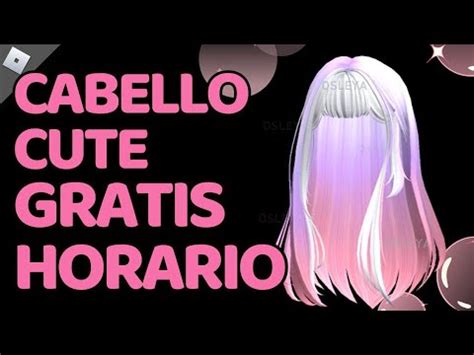 CUTE CABELLO GRATIS EN ROBLOX Roblox Free Item Gratis Cabello