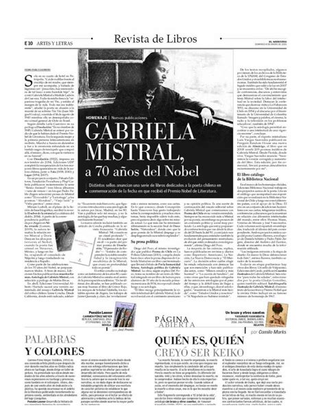 Pdf Gabriela Mistral A Os Nobel El Mercurio Dokumen Tips