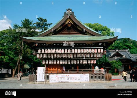 Shrine area / Kyoto Stock Photo - Alamy