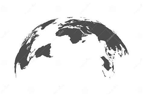 World Map Globe Isolated Stock Illustration Illustration Of World