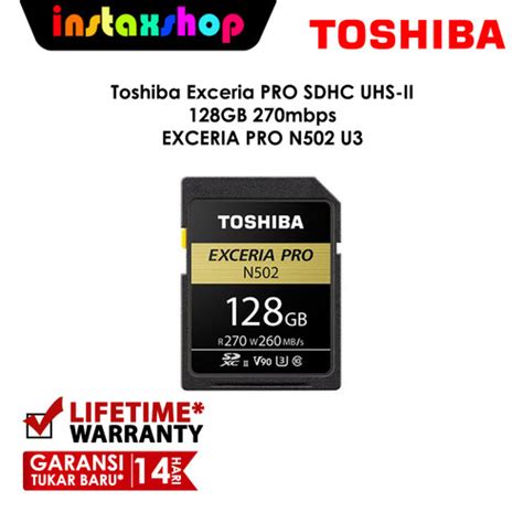 Promo Toshiba Exceria Pro Sdhc Uhs Ii Card G R W Cicil