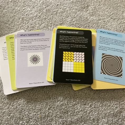 Usborne Games 5 Optical Illusions Cards Poshmark