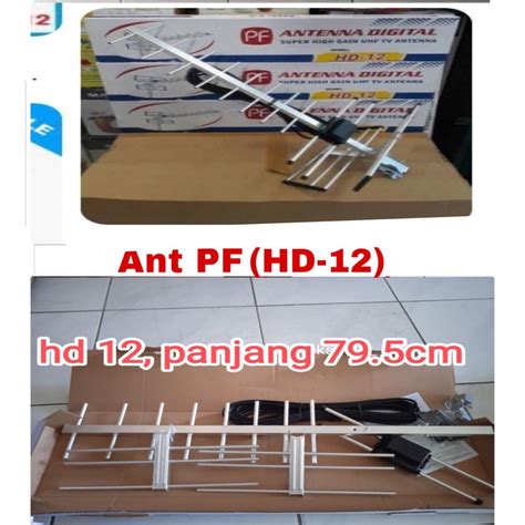 Jual Antena TV UHF PF HD 12 Cocok Buat Digital Dan Analog ANNTENA