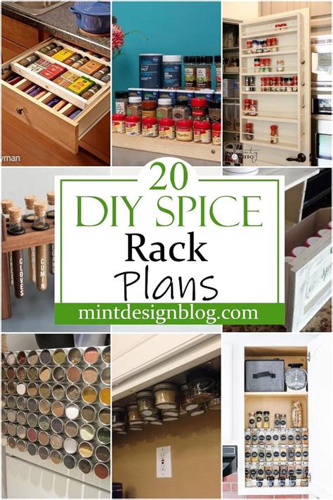 20 DIY Spice Rack Plans You Can Make Today - Mint Design Blog