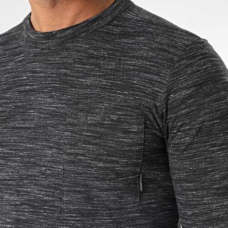 Tom Tailor Tee Shirt Manches Longues 1033930 XX 12 Gris Anthracite