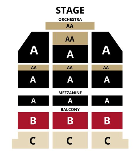 Saban Theater Seating Chart Pe