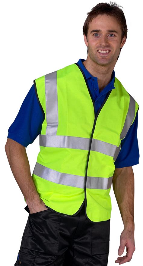 Beeswift Essential Bulk Buy Hi Vis Vest Pack Of Saturn Yellow Bwc