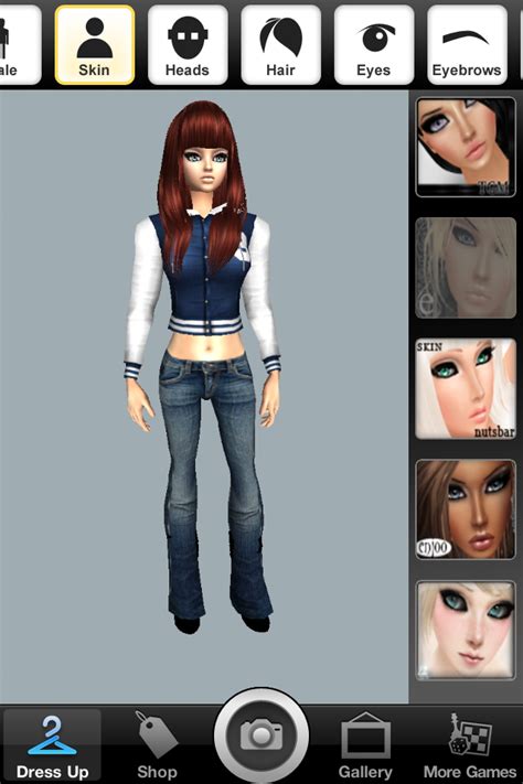 IMVU Avatar Creator Social Networking Role Playing Simulation Games free app for iPhone, iPad ...