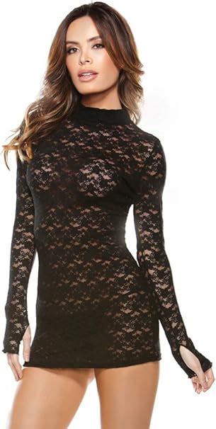 Amazon Vixen By Fantasy Lingerie Womens Sexy Stretch Lace Mini