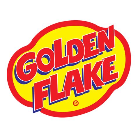 golden flake logo png vector eps