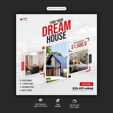 Free Psd Real Estate House Property Instagram Post Or Social Media