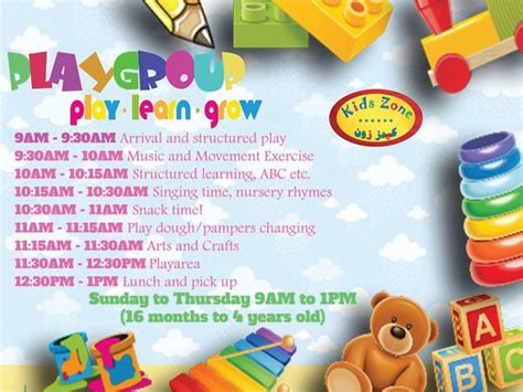 Playgroup Activities Kids Zone