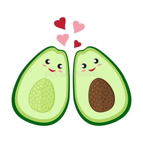 Avocado Couple Stock Illustrations 876 Avocado Couple Stock