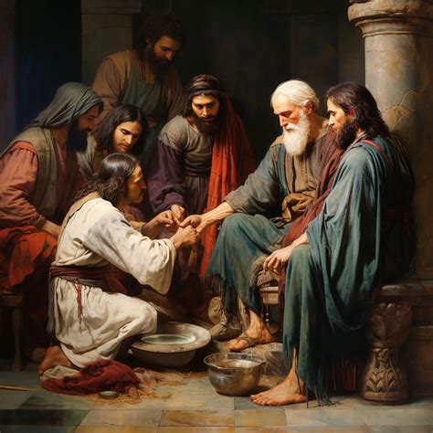 Jesus Washing Feet Digital Download Instant Religious Print - Etsy