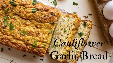 Gluten Free Cauliflower Garlic Bread Recipe YouTube