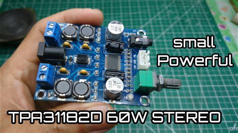 Review Dan Test Tpa3118 45 X 2 Watts Stereo Cara Memasang Bluetooth Di Amplifier Youtube