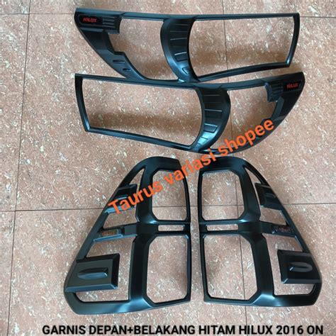 Jual Paket Garnis Lampu Depan Belakang Mobil Toyota Hilux Revo