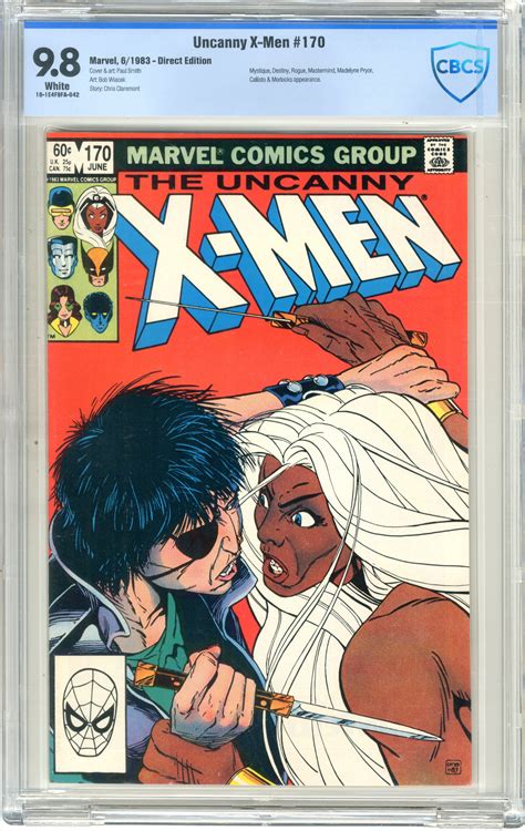 Uncanny X Men 170 Comic Book Sale Cbcs 98 Nmmt