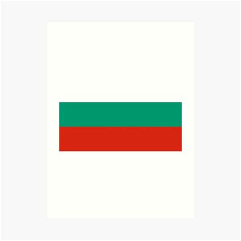 Lámina artística Bandera de Bulgaria Banderas de la geografía