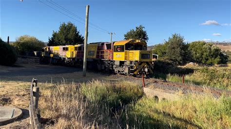 Tasrail Train Crossing Station Johnston Road Youtube