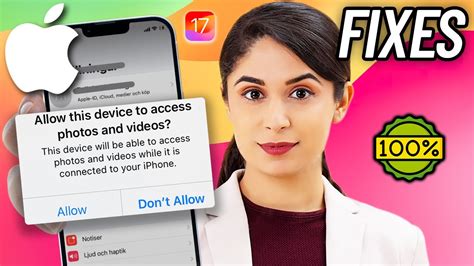 How To Fix Iphone Stuck On Allow This Device To Access Photos And