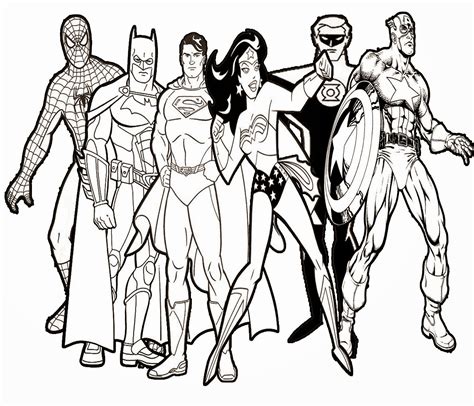 120 Desenhos De Super Herois Para Colorir Pop Lembrancinhas Themeloader