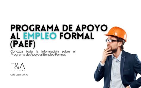 Programa De Apoyo Al Empleo Formal Fya Legal