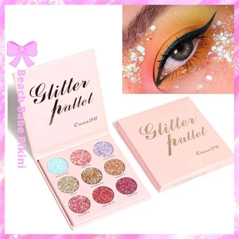 Party All Night Glitter Eyeshadow Palette BEACH BABE BIKINI