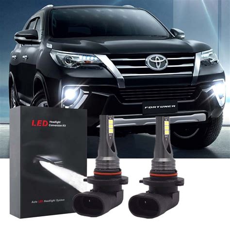 For Toyot Fortuner X K White Led Fog