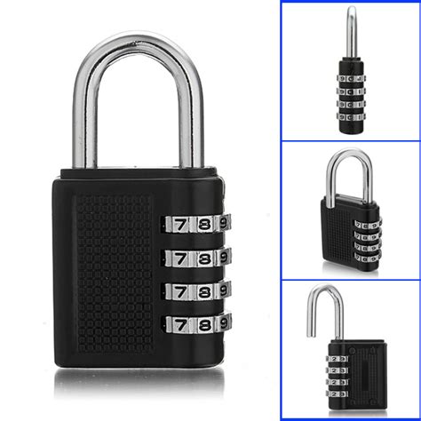 Password Lock 4 Digits Number Combination Code Padlock US 4 37