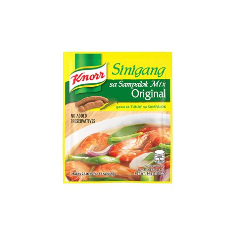 Knorr Sinigang Sa Sampalok Mix Original 44g Palengke Thailand Filipino Asian Grocery Store