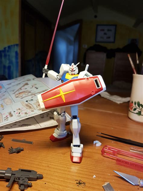 Just Finished Building My First Gunpla Rgunpla